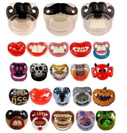 Funny LOL Teeth Dummy Pacifier Soother Small Dog