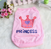 Pink Crown Princess Clothes Cotton Jersey T-Shirt