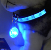 LED Glowing Bell Pendant Dog Tag Belt